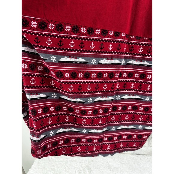 Disney Cruise Line Spirit Jersey Holiday Ship Fair Isle Christmas Read Adult L - Picture 3 of 14